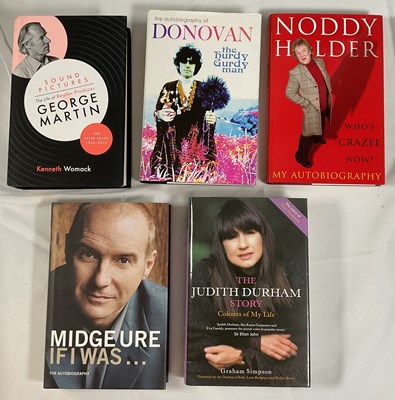 Lot 156 - MUSIC - A group of music-related signed books...