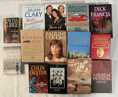 Lot 52 - A quantity of novels signed by the authors to...