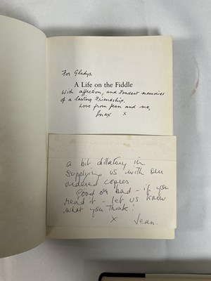 Lot 145 - A group of autographed music related...