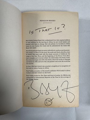 Lot 145 - A group of autographed music related...