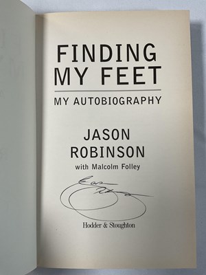 Lot 9 - SPORT - A group of Rugby player signed books...