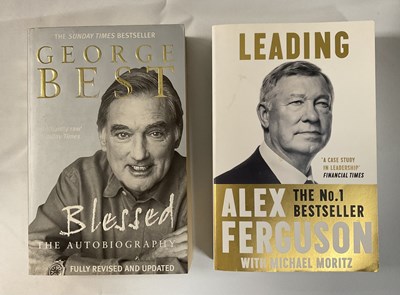 Lot 10 - SPORT - A pair of signed books comprising...