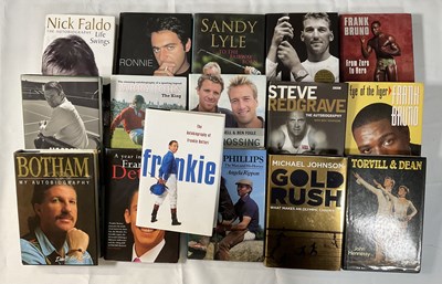 Lot 17 - SPORT - A mixed collection of signed books,...