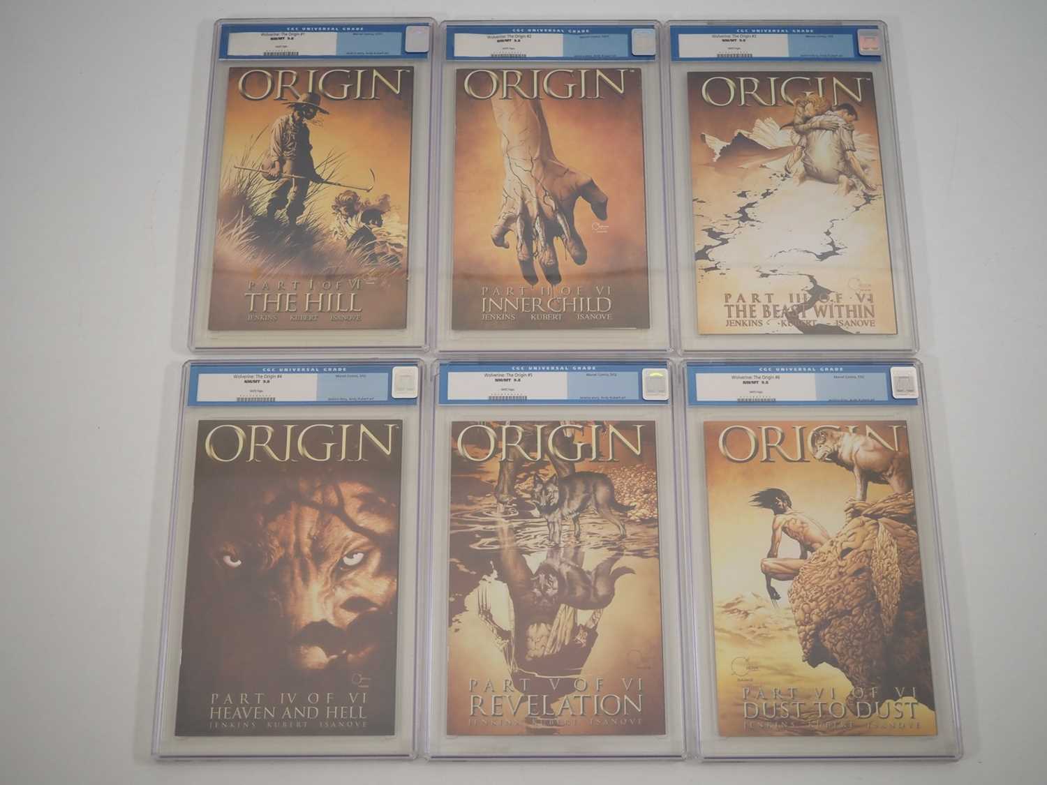 Lot 3 - WOLVERINE: THE ORIGIN #1 to 6 CGC 9.8 LOT (6...