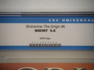 Lot 3 - WOLVERINE: THE ORIGIN #1 to 6 CGC 9.8 LOT (6...