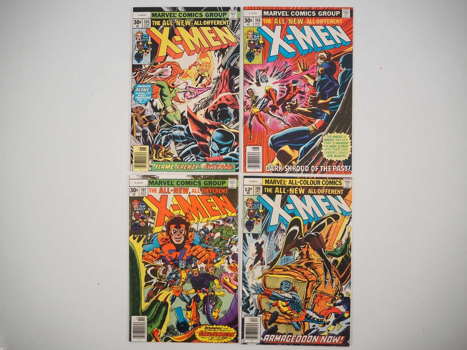 Lot 12 - X-MEN #105, 106, 107, 108 (4 in Lot) - (1977 -...