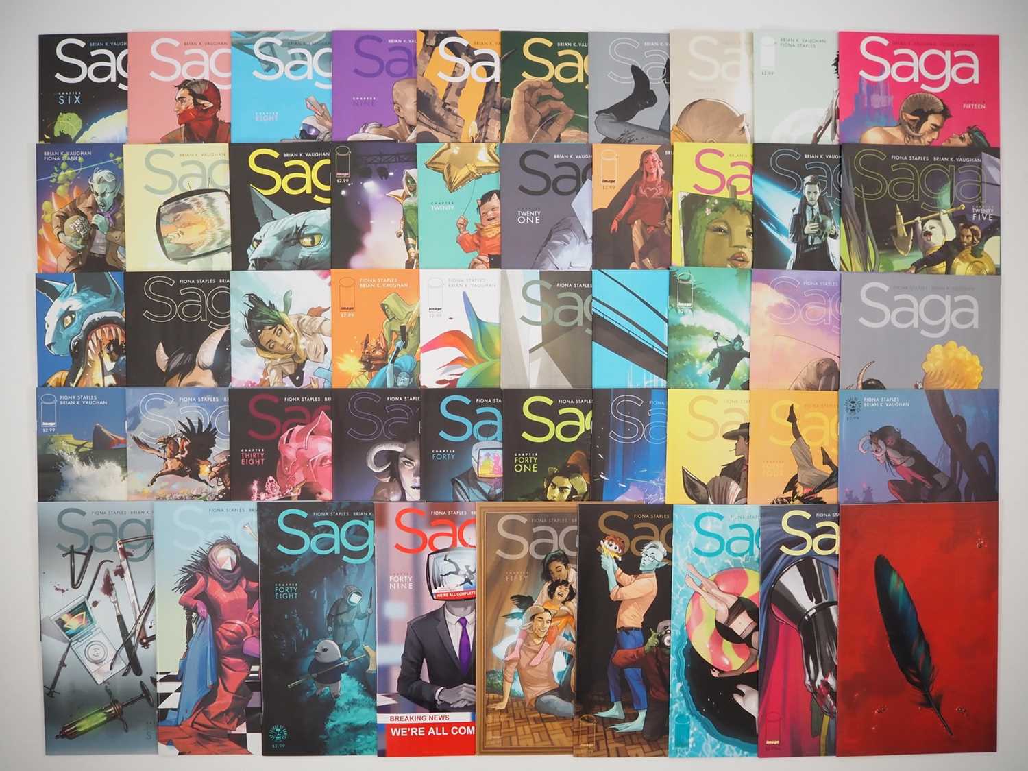 Lot 15 - SAGA #6 to 54 (49 in Lot) - (2012/2018 -...