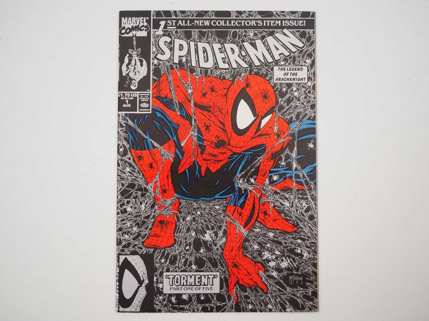 Lot 20 - SPIDER-MAN #1 BLUE LIZARD ERROR VARIANT (1990 -...
