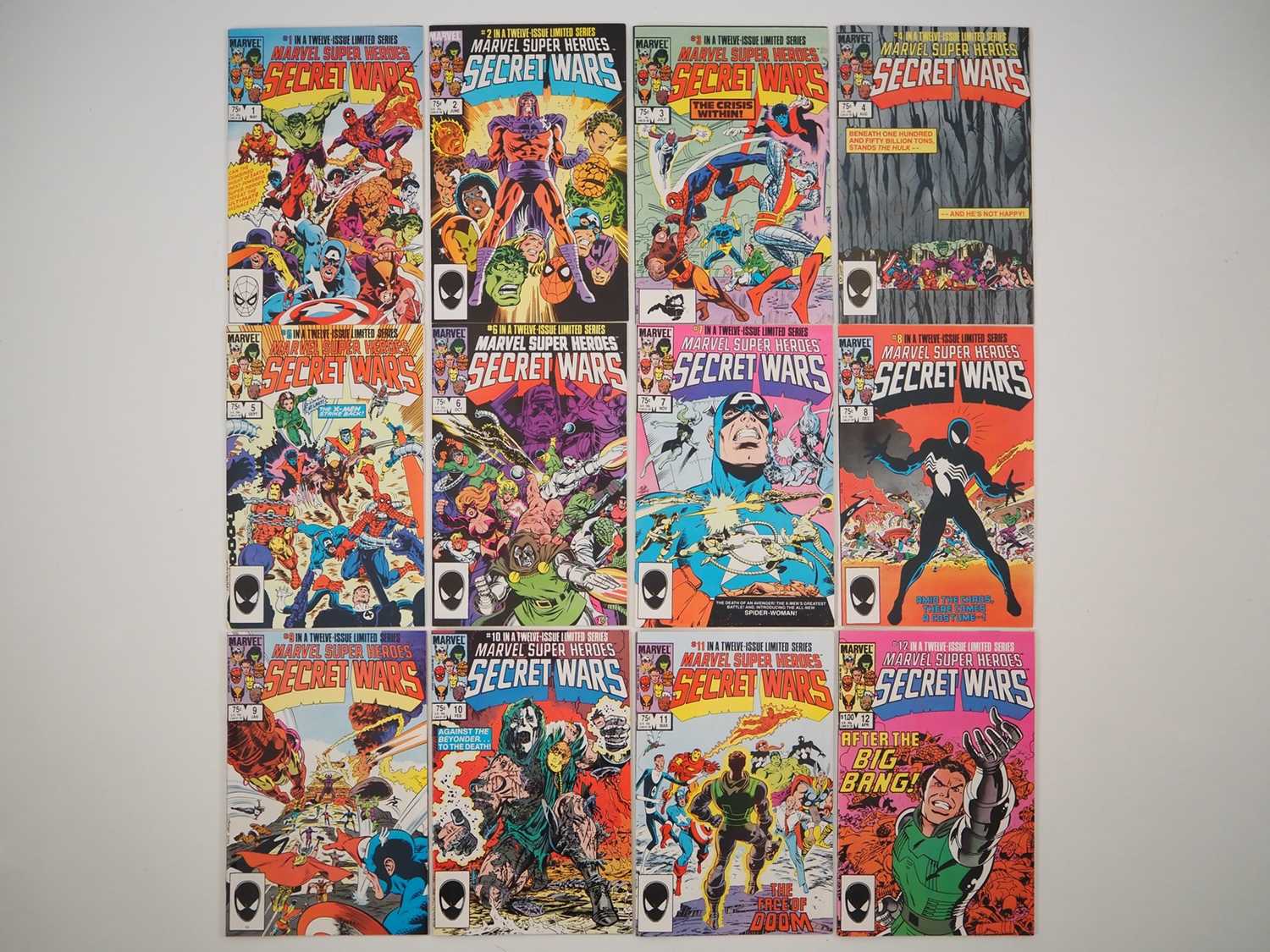 Lot 21 - MARVEL SUPER HEROES SECRET WARS #1, 2, 3, 4, 5,...