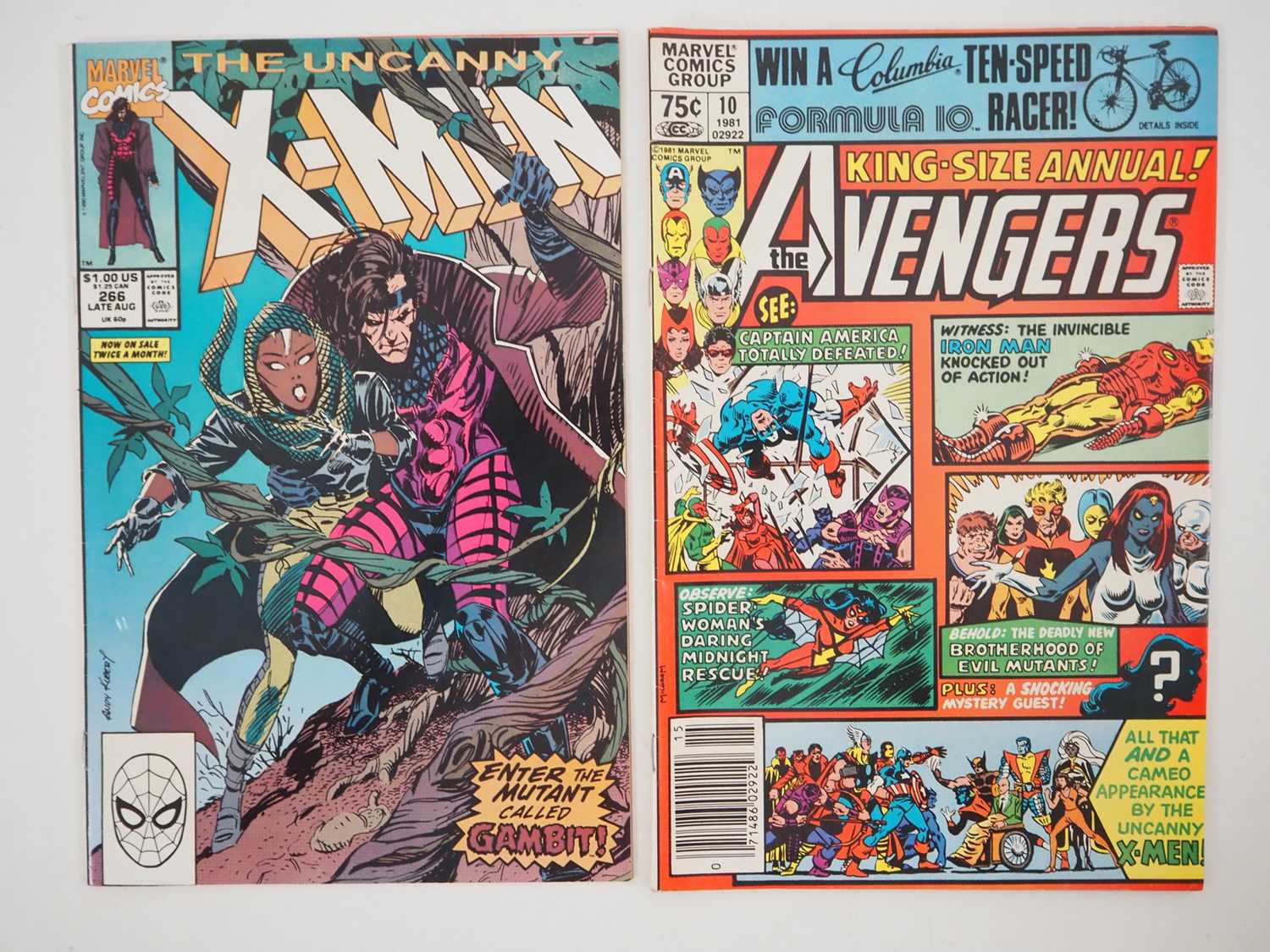 Lot 28 - UNCANNY X-MEN #266 + AVENGERS ANNUAL #10 (2 in...