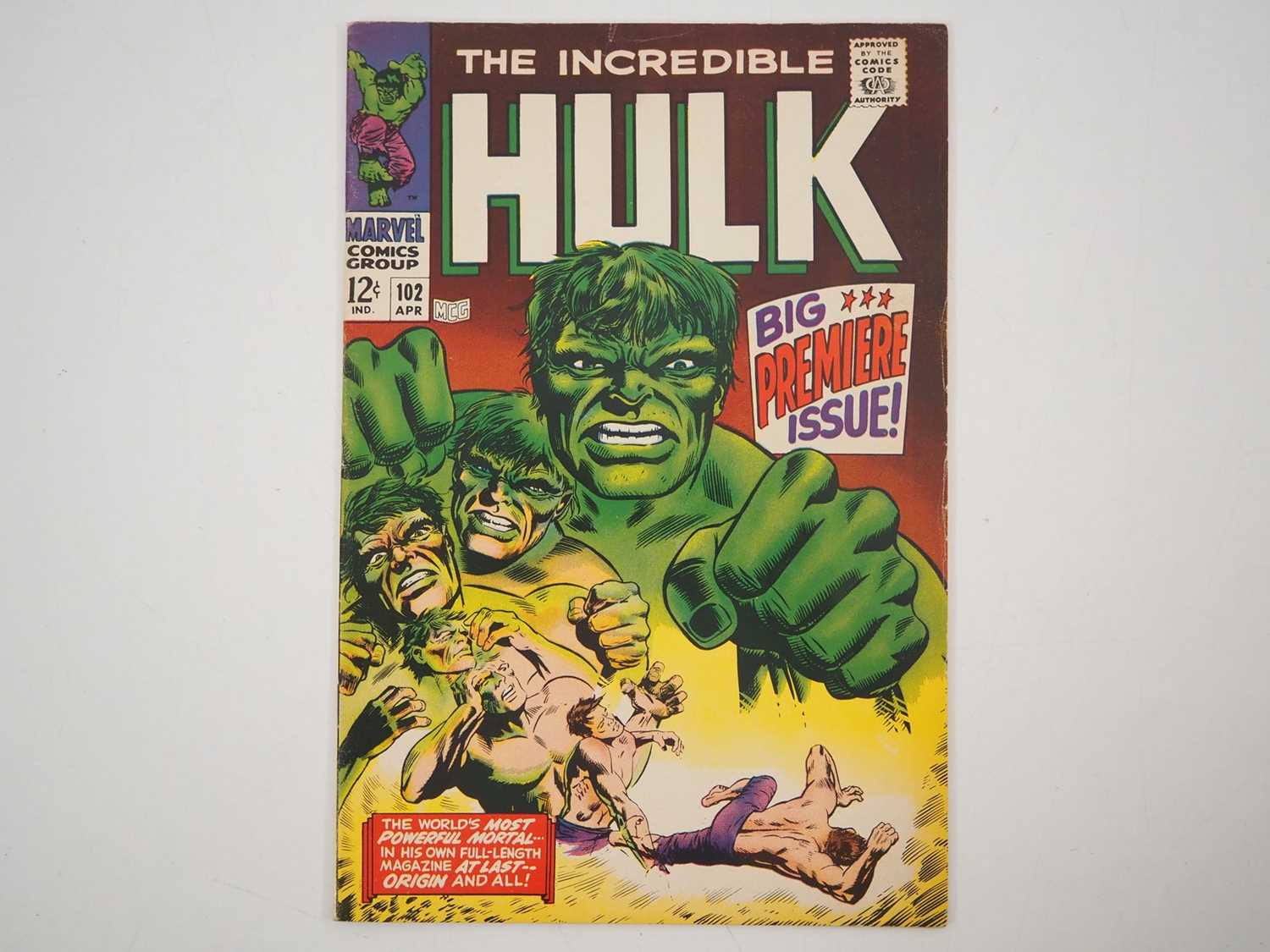 Lot 39 - INCREDIBLE HULK #102 (1968 - MARVEL) First...