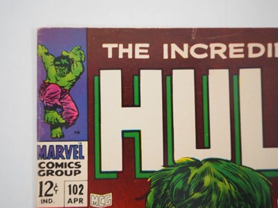 Lot 39 - INCREDIBLE HULK #102 (1968 - MARVEL) First...