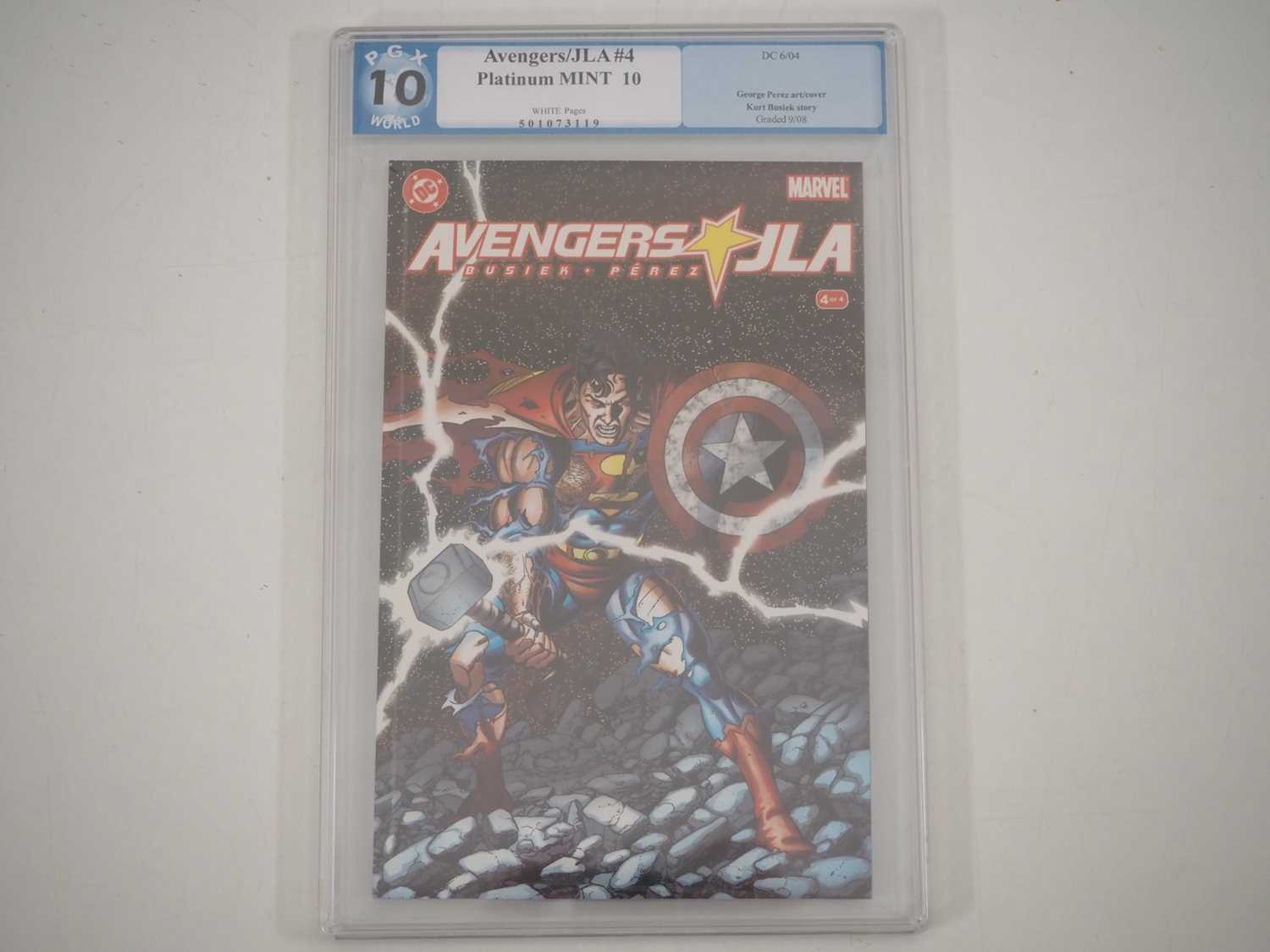 Lot 43 - AVENGERS / JLA #4 (2004 - MARVEL/DC) - GRADED...