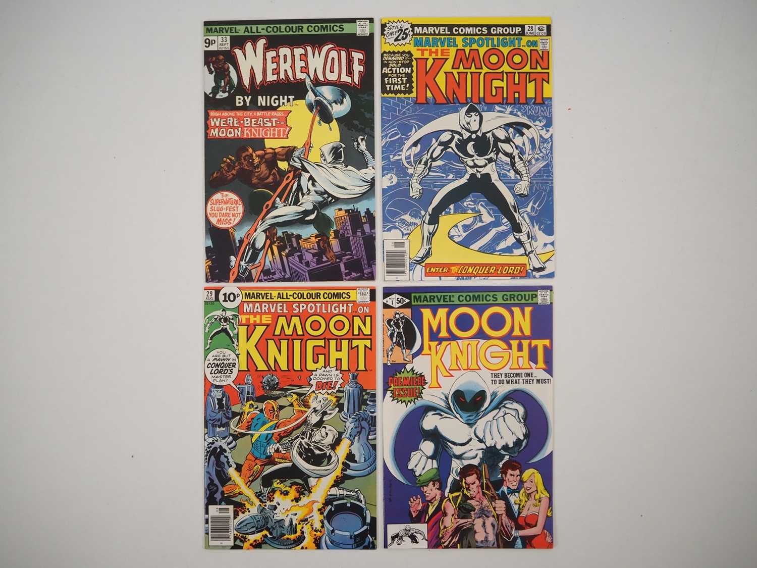 Lot 47 - MOON KNIGHT LOT (4 in Lot) - Includes WEREWOLF...