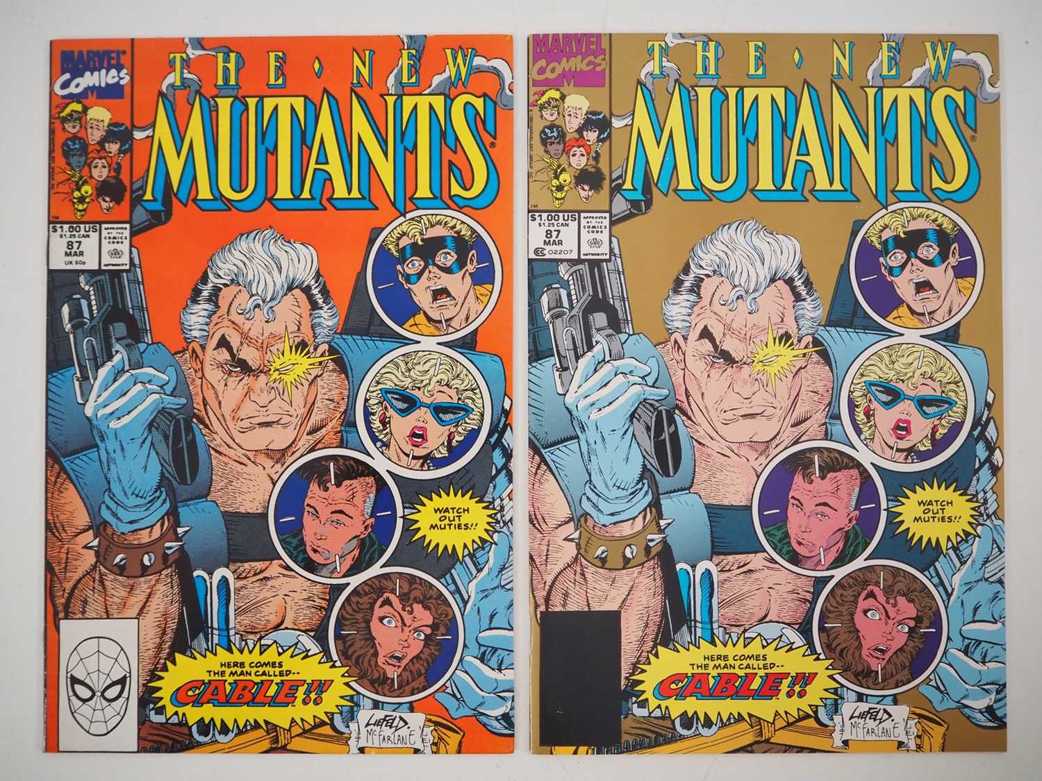 Lot 48 - NEW MUTANTS #87 (2 in Lot) - (1990 - MARVEL) -...
