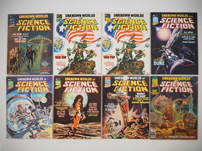 Lot 109 - UNKNOWN WORLDS OF SCIENCE FICTION #1, 2(x2), 3,...