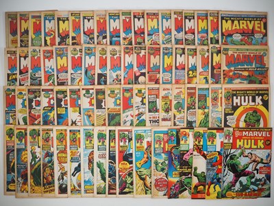 Lot 117 - MIGHTY WORLD OF MARVEL #1 to 71 (71 in Lot) -...