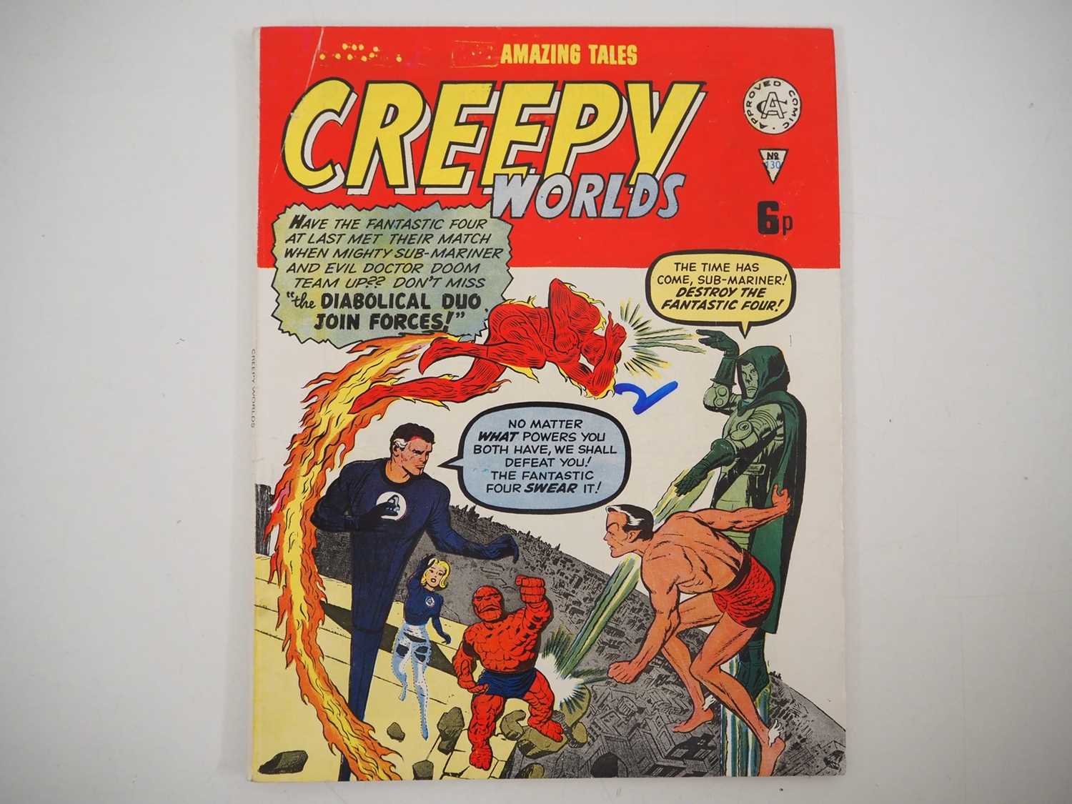 Lot 136 - CREEPY WORLDS #130 (ALAN CLASS) - Reprints the...