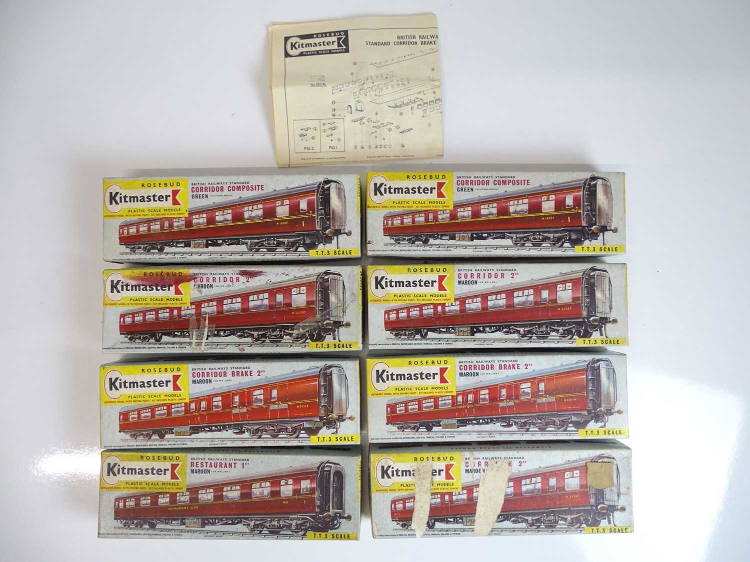 Lot 60 - TT SCALE MODEL RAILWAYS: A group of KITMASTER...