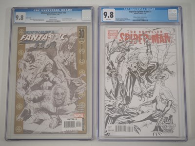 Lot 161 - MARVEL 9.8 SKETCH COVER LOT (2 in Lot) - Both...