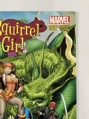 Lot 359 - UNBEATABLE SQUIRREL GIRL #1 1:50 VARIANT (2015...