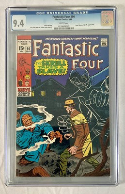 Lot 373 - FANTASTIC FOUR #90 (1969 - MARVEL) - GRADED...