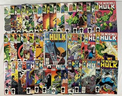 Lot 379 - INCREDIBLE HULK #301 to 340 (40 in Lot) -...