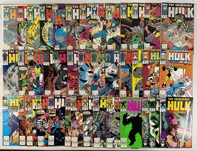 Lot 380 - INCREDIBLE HULK #341 to 380 (40 in Lot) -...