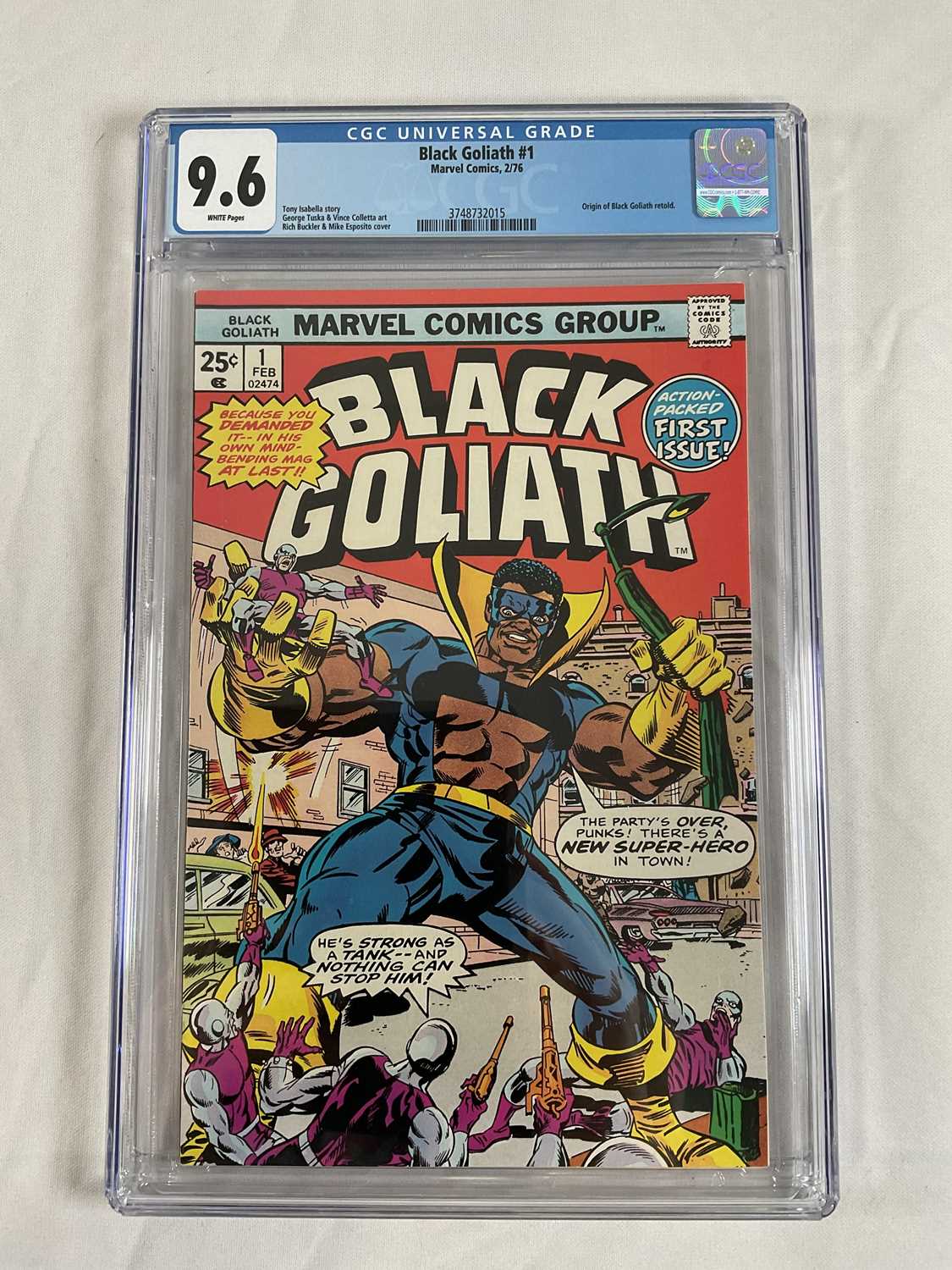 Lot 401 - BLACK GOLIATH #1 (1976 - MARVEL) - GRADED...