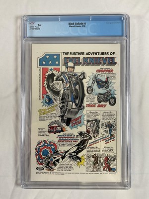 Lot 401 - BLACK GOLIATH #1 (1976 - MARVEL) - GRADED...