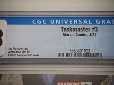 Lot 416 - TASKMASTER #3 STANDARD COVER + 1:25 SECOND...
