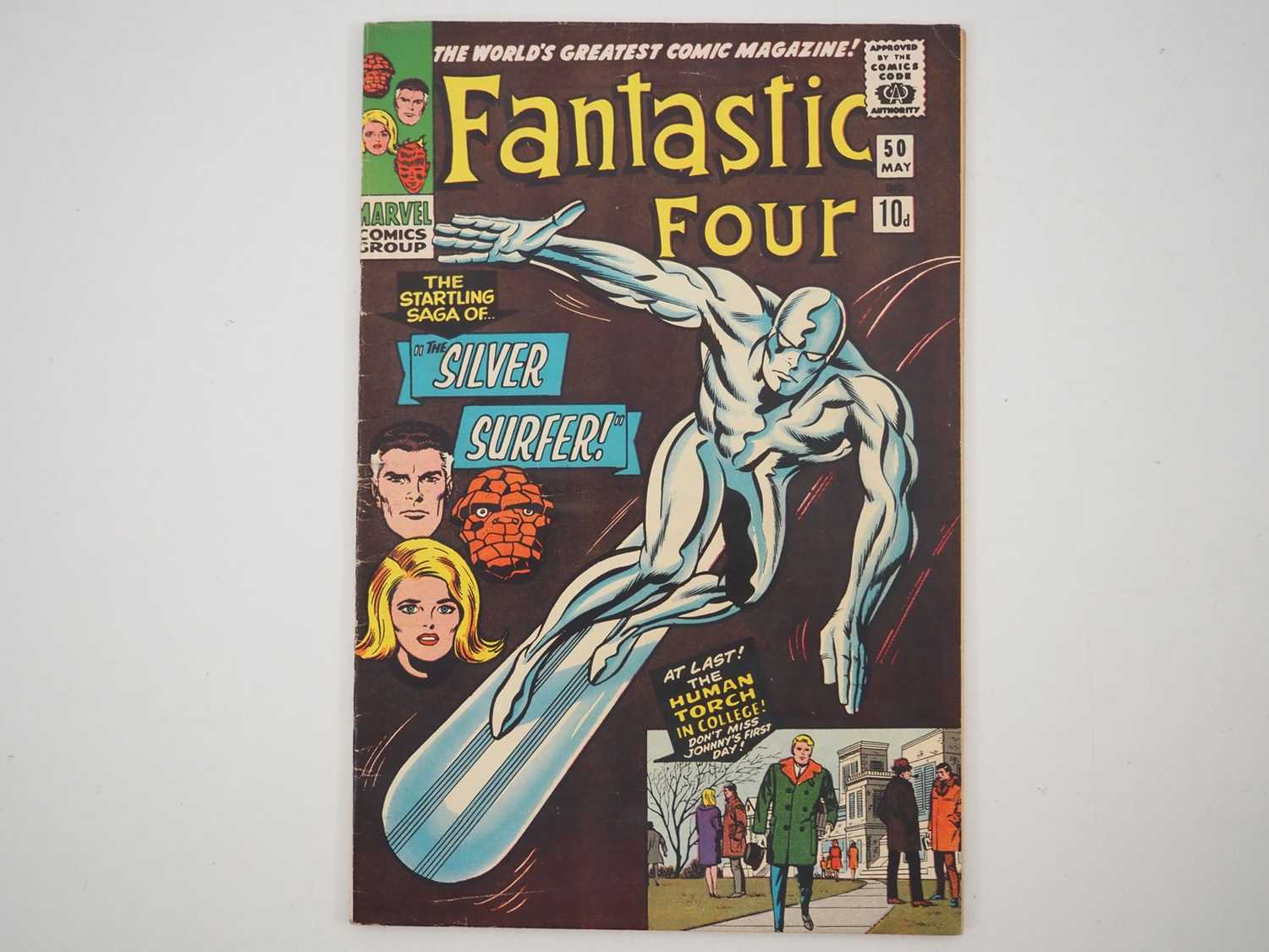 Lot 484 - FANTASTIC FOUR #50 - (1966 - MARVEL - UK Price...