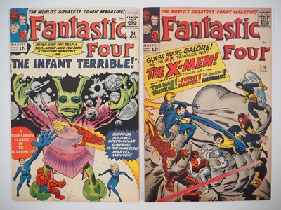 Lot 493 - FANTASTIC FOUR #24 & 28 (2 in Lot) - (1964 -...