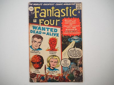 Lot 496 - FANTASTIC FOUR #7 (1962 - MARVEL - UK Price...