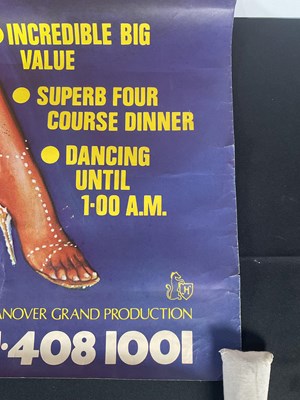 Lot 411 - A cabaret advertising poster for THE LONDON...