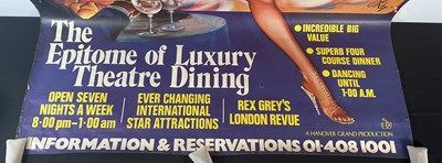 Lot 411 - A cabaret advertising poster for THE LONDON...