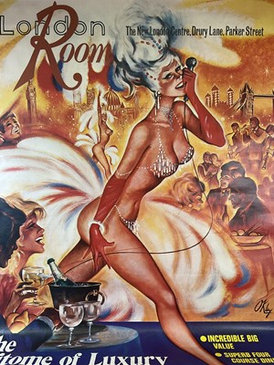 Lot 411 - A cabaret advertising poster for THE LONDON...