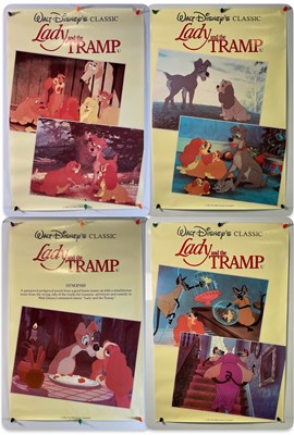 Lot 215 - WALT DISNEY: LADY AND THE TRAMP (1955) A group...