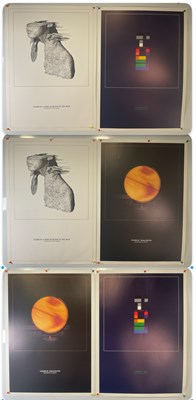 Lot 392 - A set of 6 COLDPLAY (3 pairs) record design...