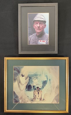 Lot 112 - A pair of framed and glazed STAR WARS...