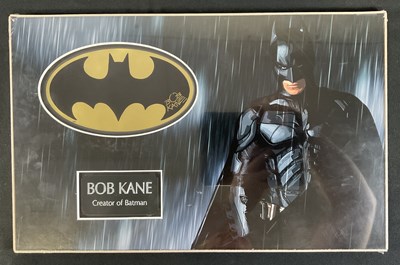 Lot 131 - BOB KANE - An autographed Batman logo plaque...