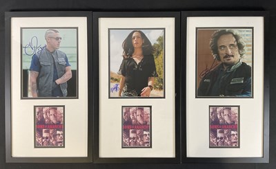 Lot 116 - A trio of Sons of Anarchy signed photographs...