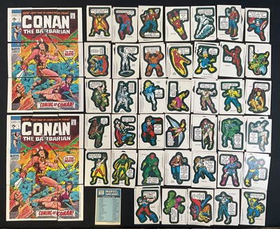 Lot 484 - MARVEL Trading Cards - Two sets of 1976 Marvel...