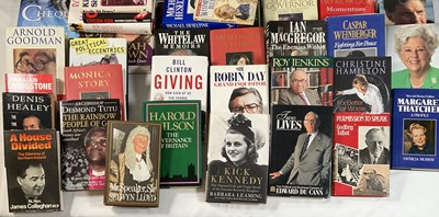 Lot 36 - POLITICS - A quantity of books signed by...