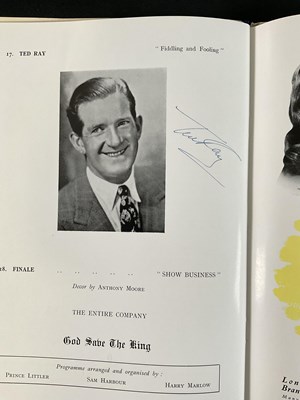 Lot 144 - Two multi-signed large format Royal Variety...