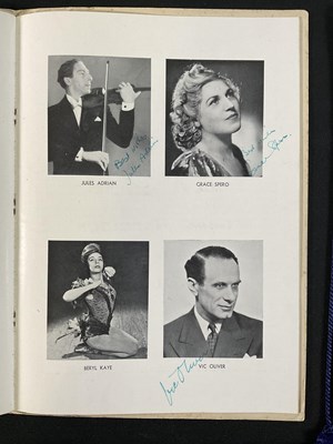 Lot 144 - Two multi-signed large format Royal Variety...