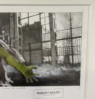 Lot 301 - ROBERT BAILEY - 'Outside and Outraged' An...