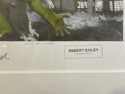 Lot 301 - ROBERT BAILEY - 'Outside and Outraged' An...