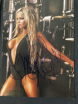Lot 68 - A group of female model autographs on stills,...