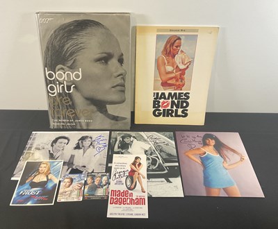 Lot 136 - JAMES BOND - A group of Bond Girl autographs...